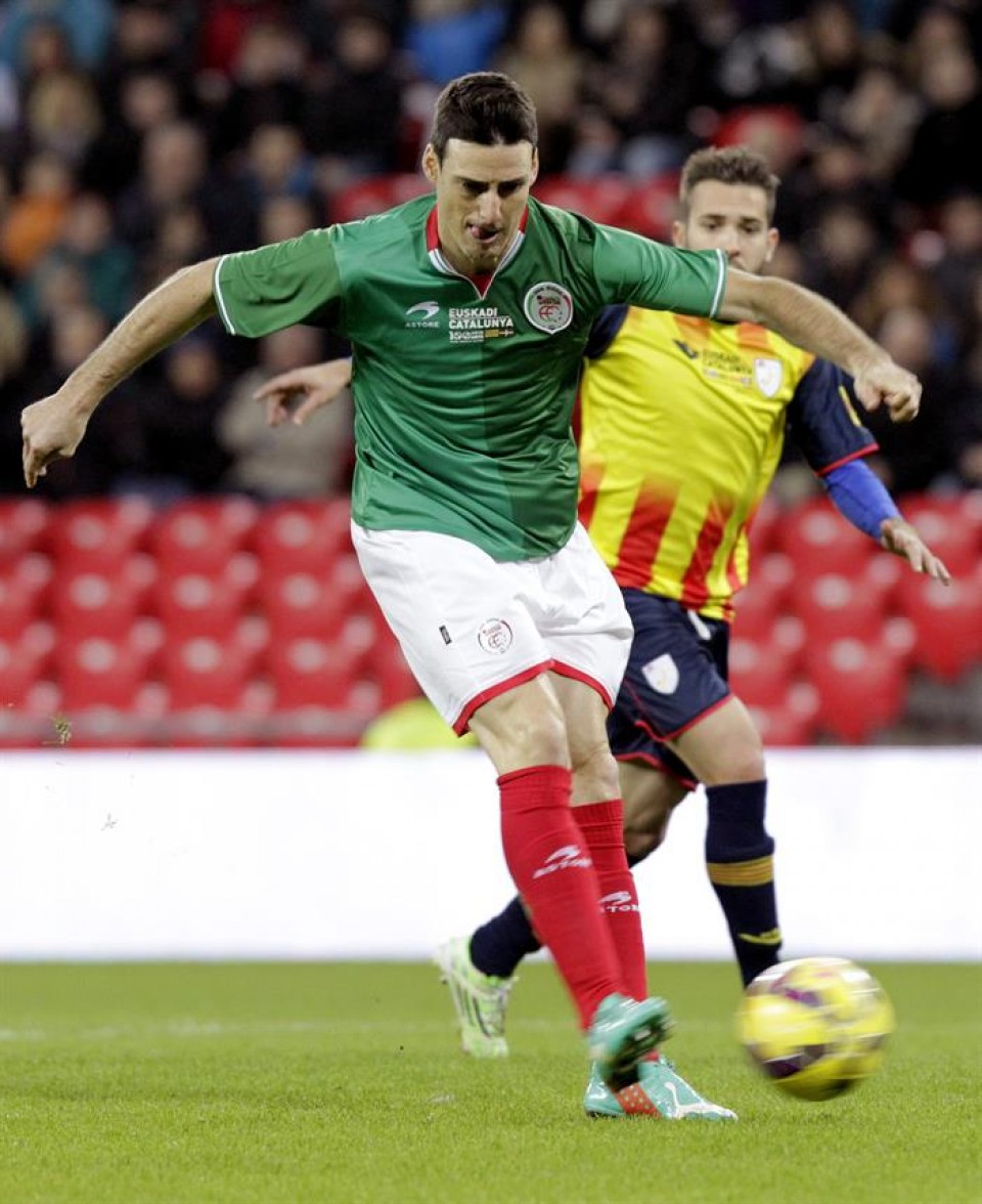 Aduriz eta Alba. Argazkia: EFE