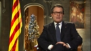 Artur Mas Kataluniako presidentearen urte bukaerako mezua