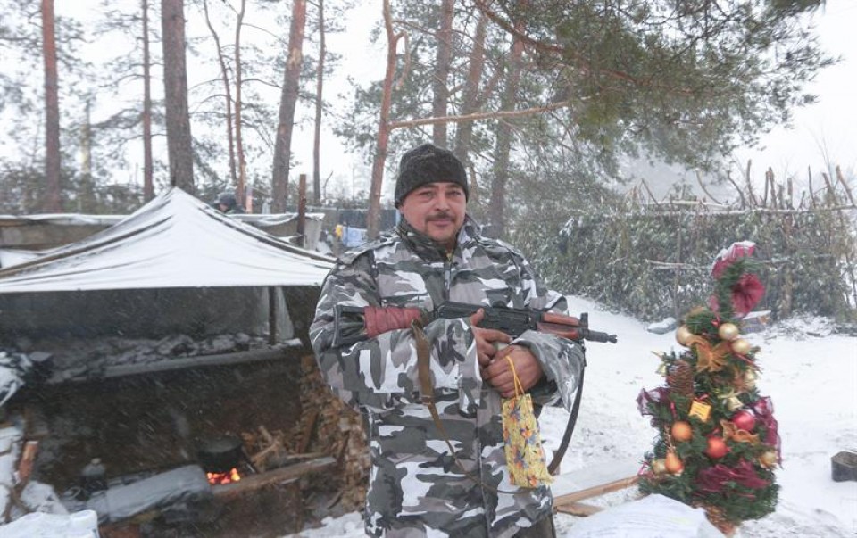 Imagen de un soldado ucraniano. Foto: EFE.