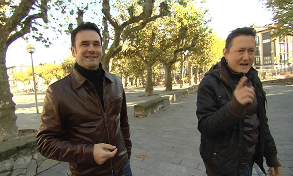 Por las calles de Irun.