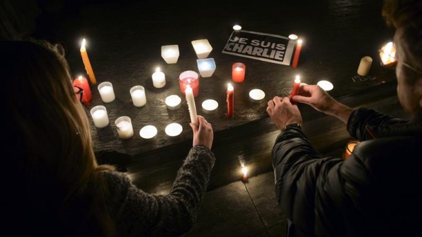 Protestas ayer en París.