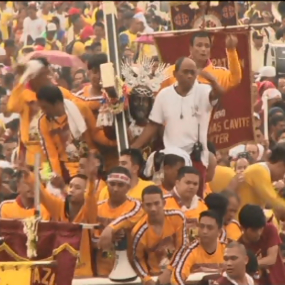 Procesión del Nazareno Negro en Manila