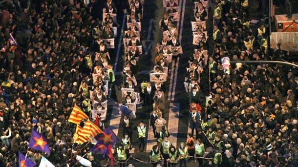 Manifestación en Bilbao.