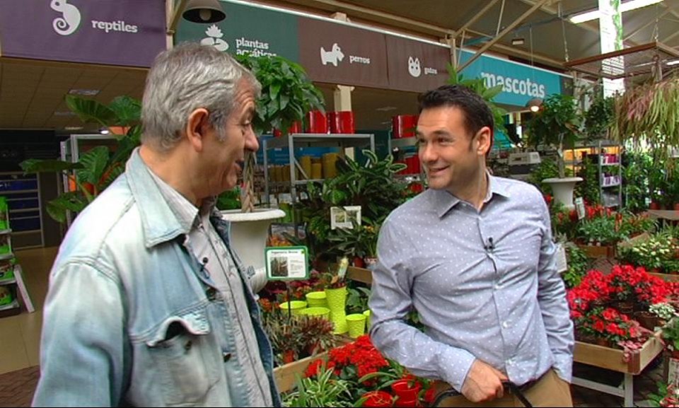 En el centro de jardinería