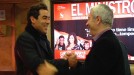 Con el actor Pablo Chiapella