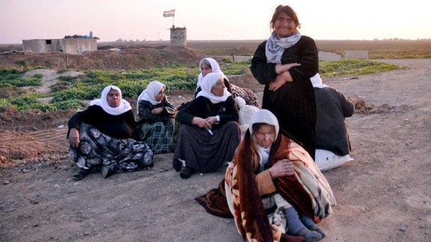 En el grupo de personas liberadas había niños, mujeres y ancianos. Foto: EFE