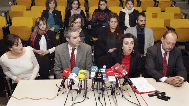 Rueda de prensa tras la operación 'Mate' de enero. Foto: EFE