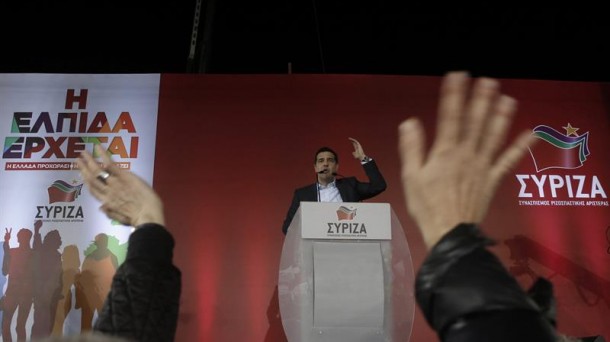 El líder de la coalición izquierdista Syriza, Alexis Tsipras. Foto: EFE