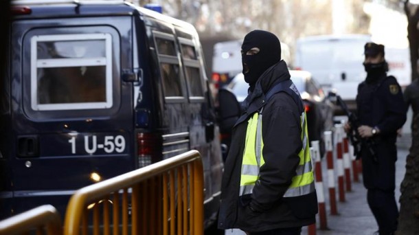 Una operación contra supuestos yihadistas en Ceuta. EFE