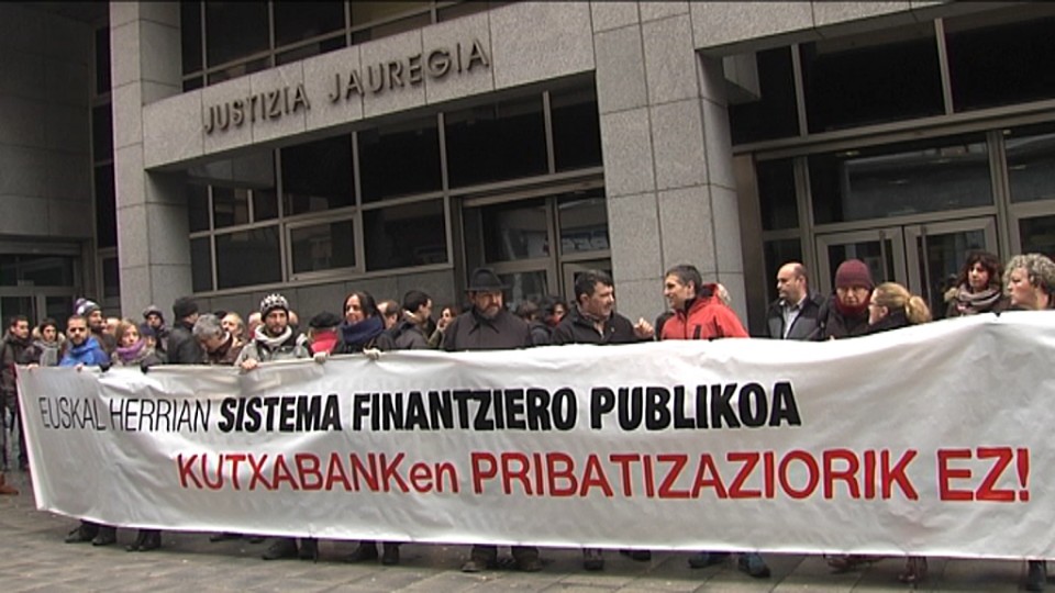 Kutxabank protesta