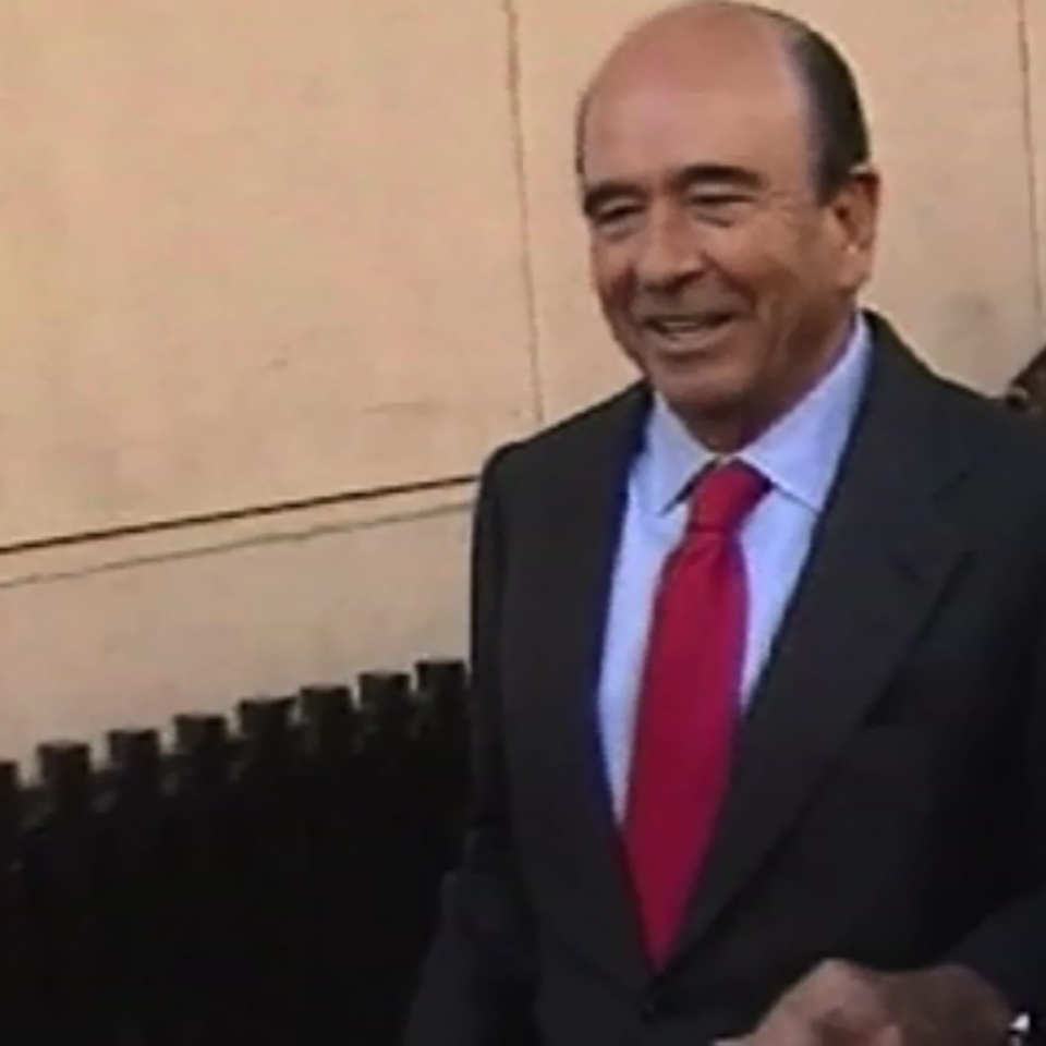 Emilio Botin Santander bankuko presidentea zena. EFE