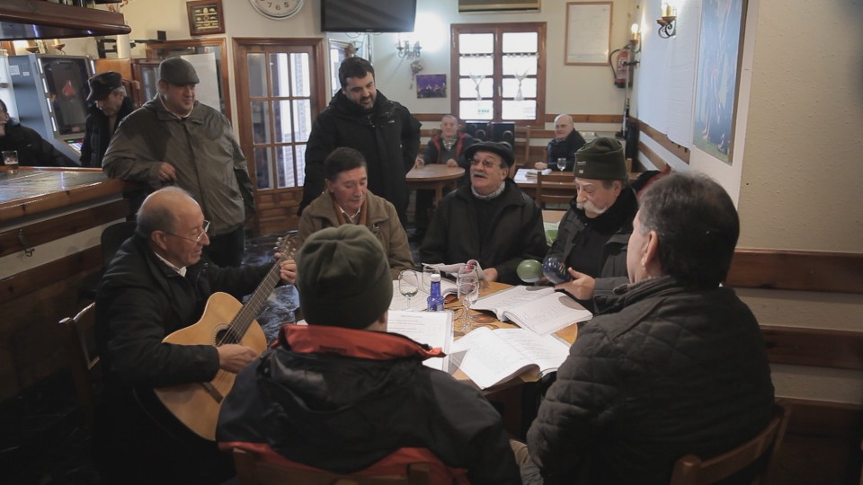 Habanerak abesten, Portugleteko terraza tabernan