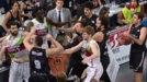 Lamentables incidentes entre jugadores del Bilbao Basket y Baskonia