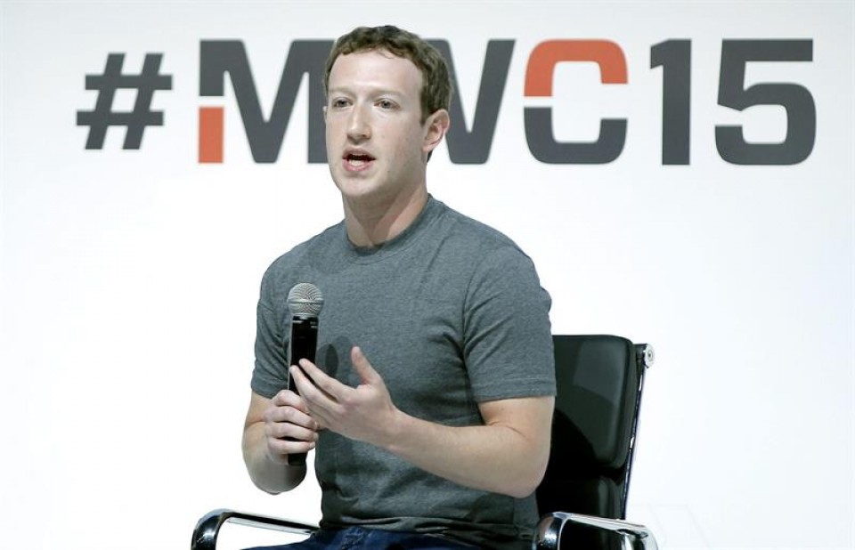 Mark Zuckerberg Facebookeko fundatzailea eta presidentea. Argazkia: EFE