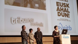 'Tribuaren Berbak' saioaren hirugarren denboraldiaren aurkezpena 2015 | ETB1en Tribuaren berbak, euskarari buruzko saioa