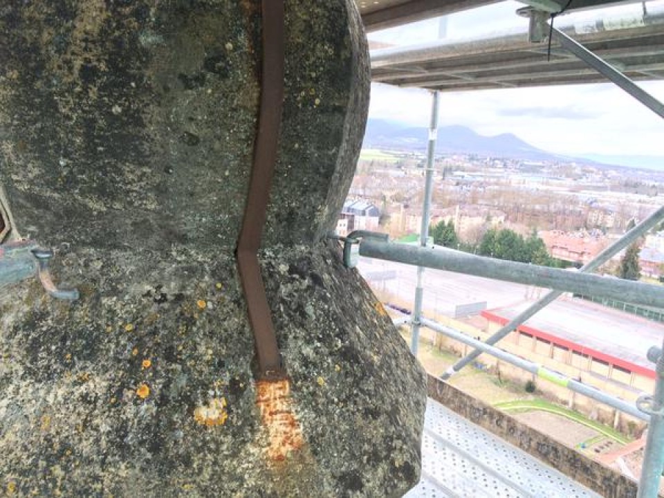 El monasterio de las Salesas, en rehabilitación, 18.03.20