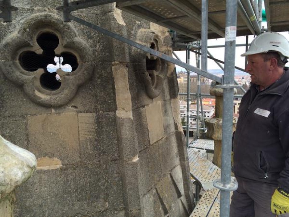 El monasterio de las Salesas, en rehabilitación, 18.03.20