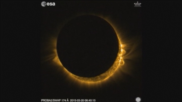 Eclipse de sol, astronomía en el cole y ornitho.eus