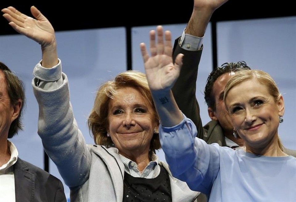 Esperanza Aguirre eta Cristia Cifuentes EFE