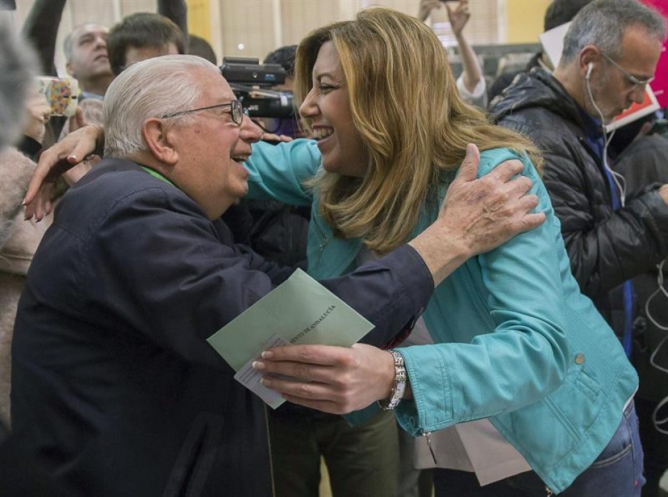 Susana Díaz, candidata del PSOE. Foto: EFE