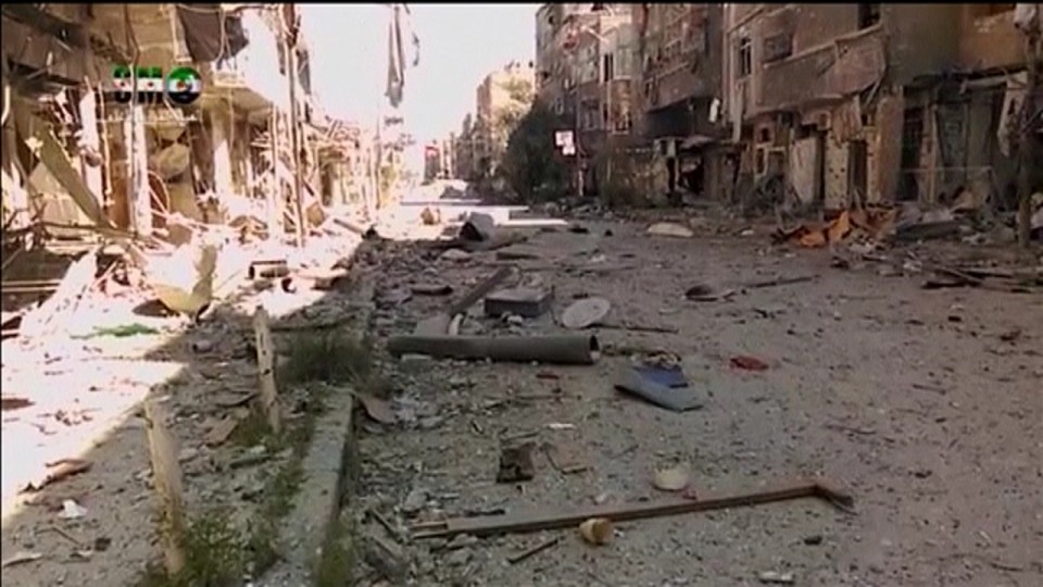 Imagen de archivo de un ataque ocurrido en Siria