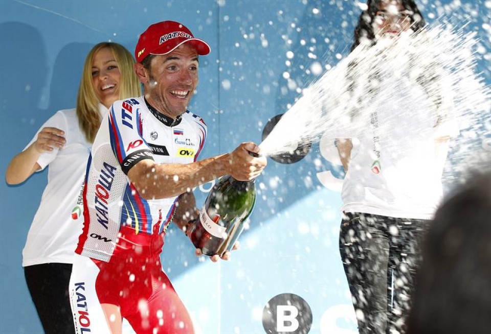 Purito Rodríguez gana la tercera etapa. Foto: EFE