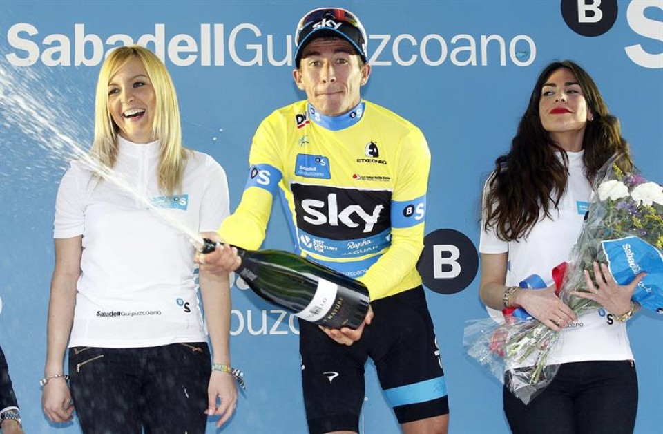 Henao, líder tras la cuarta etapa. Efe.