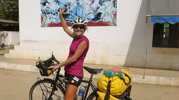 Melissa Pritchard, de Barcelona a Oregón por el este en bicicleta