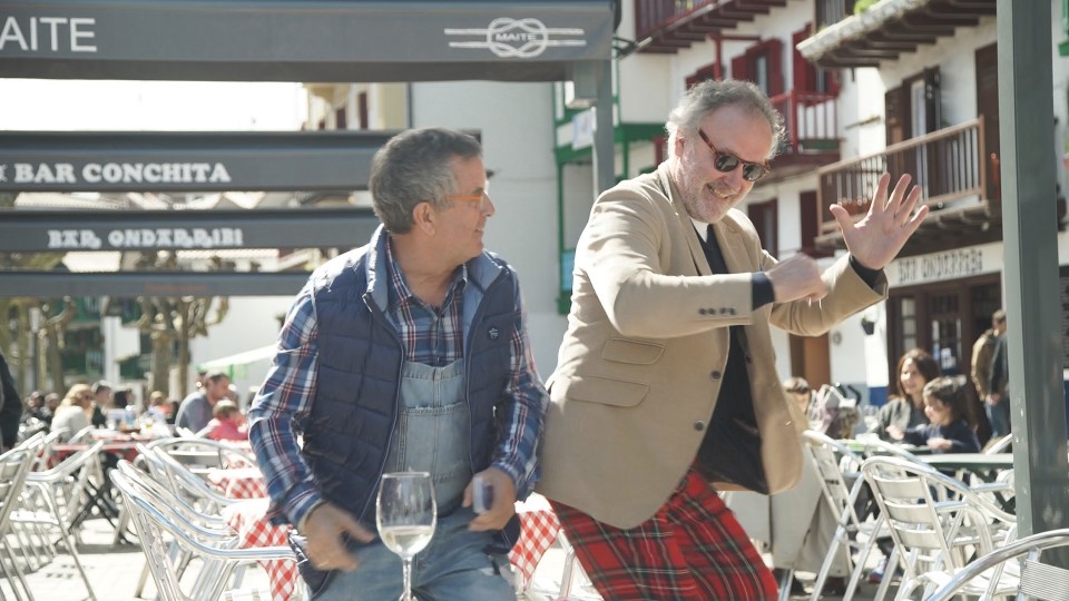 Encuentro de Ramón con el xelebre de Hondarribia