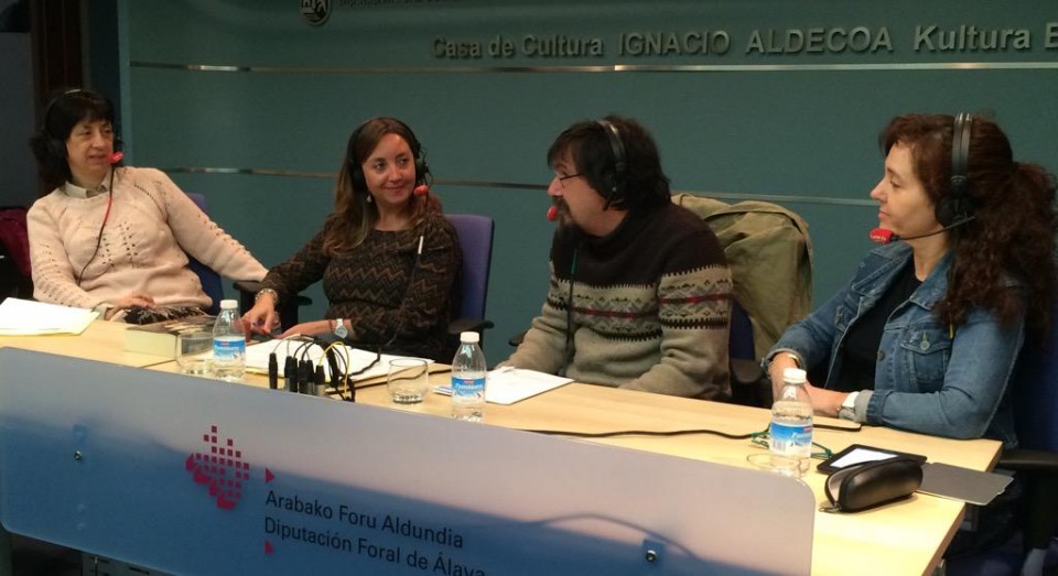 Con Iban Zaldua y Elisa Rueda, 23.04.2015
