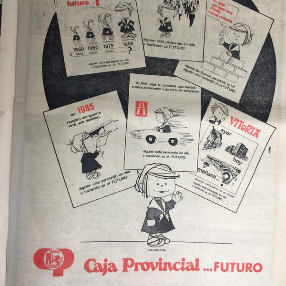 En la hemeroteko de la CC Ignacio Aldekoa, 23.04.2015