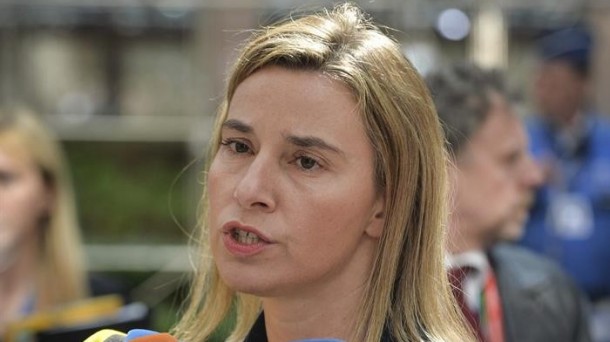 La jefa de la diplomacia comunitaria, Federica Mogherini. Foto: EFE