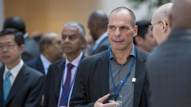 Yanis Varoufakis Greziako Ekonomia ministroa. Argazkia: EFE