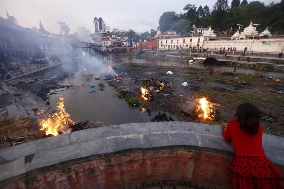 Los cuerpos han sido incinerados. Foto: EFE