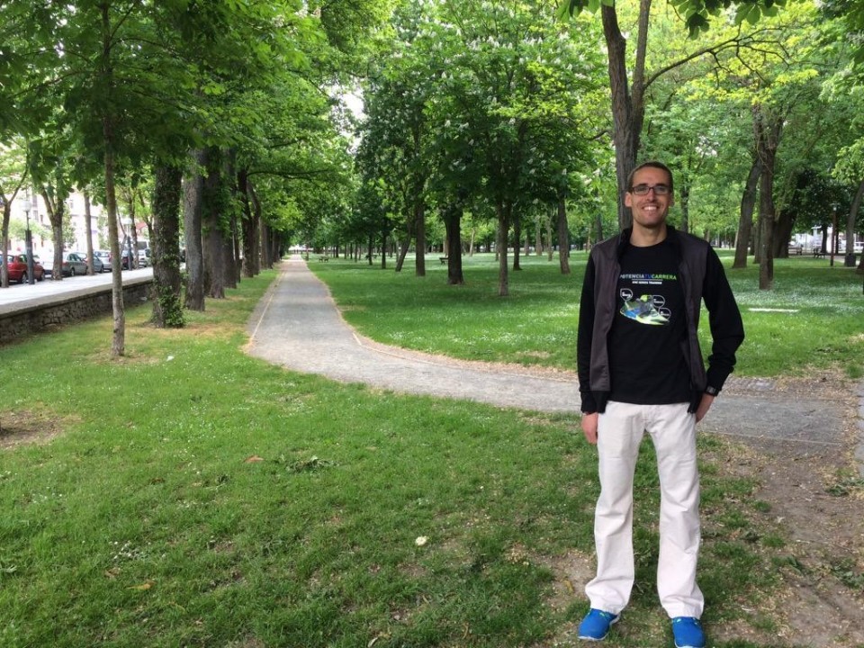 Marc Hurtado preparado para la Maratón Martín Fiz, 08,05,2015
