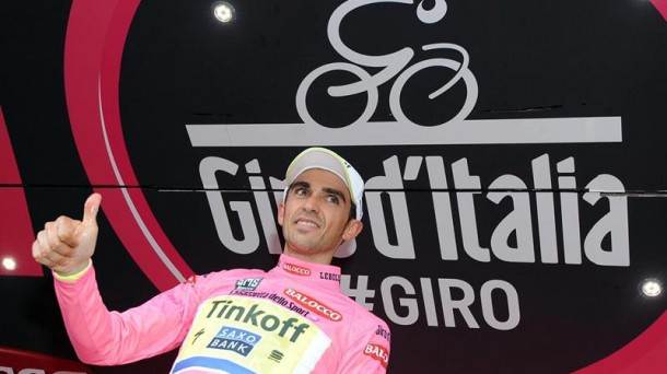Alberto Contador, nuevo líder. Foto: EFE