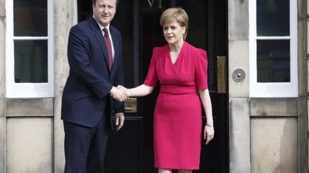 David Cameron y Nicola Sturgeon EFE