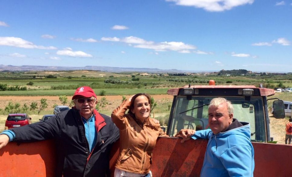 María Chivite, en Cascante. Foto: generacionN