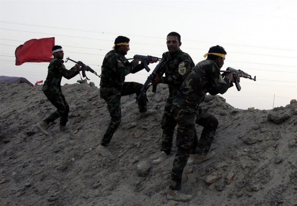 Jihadistak Hasibatik botatzeko operazioa abiatu dute Irakeko tropek