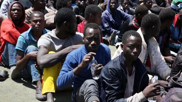 Más de 500 inmigrantes han sido detenidos en Libia. Foto: EFE