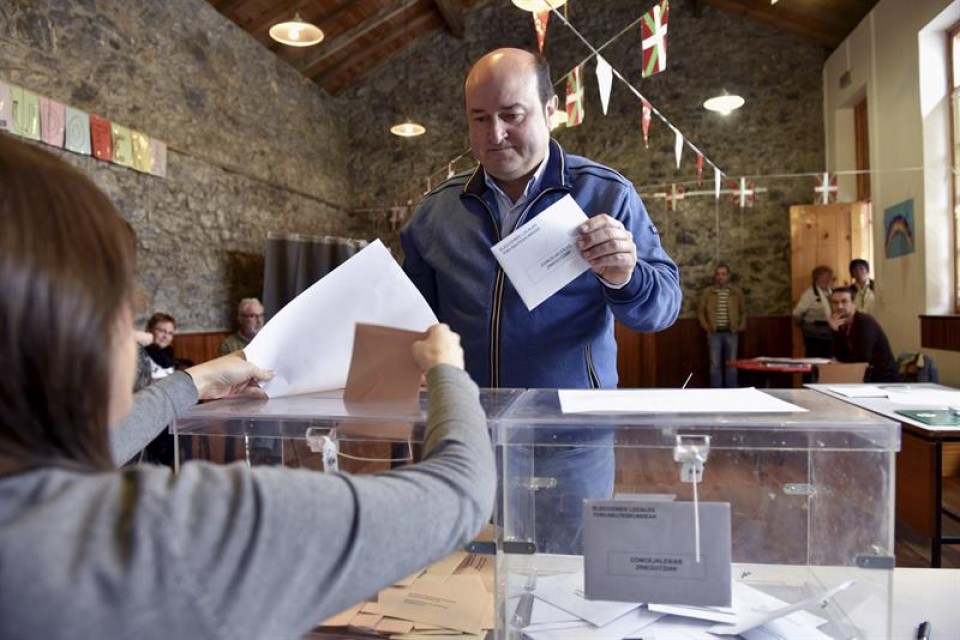 Andoni Ortuzar (EAJ-PNV). Foto: EFE