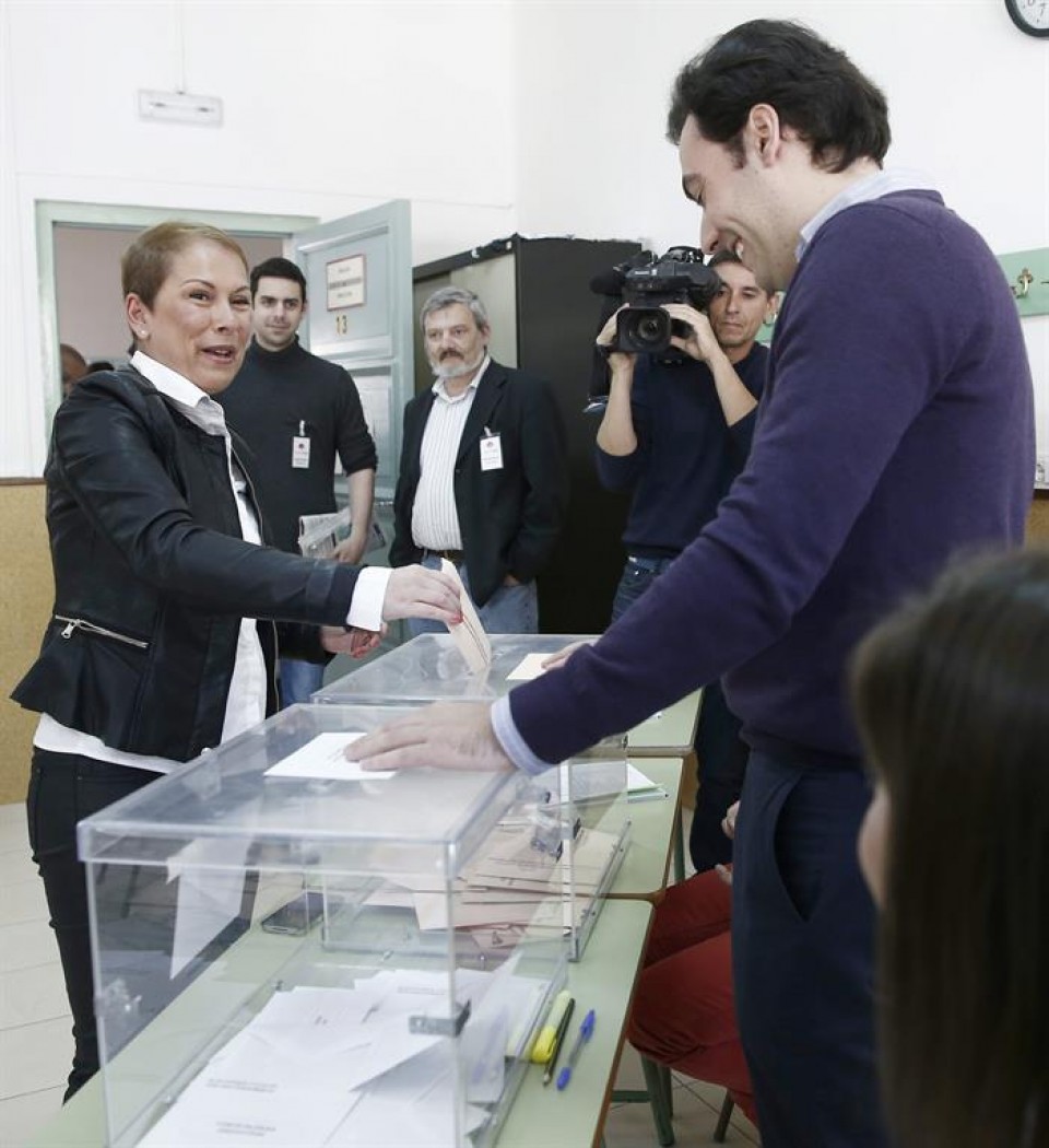 Uxue Barkos (Geroa Bai). Foto: EFE