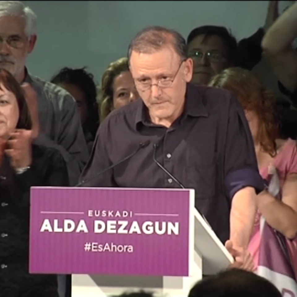 Roberto Uriarte, secretario general de Podemos Euskadi. Imagen de archivo: EiTB