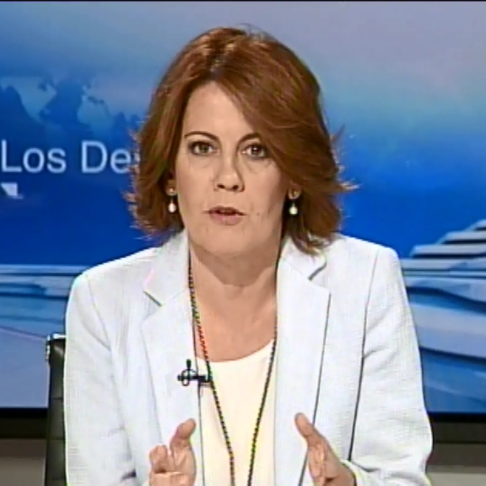 Yolanda Barcina, presidente en funciones de Navarra. EFE. 