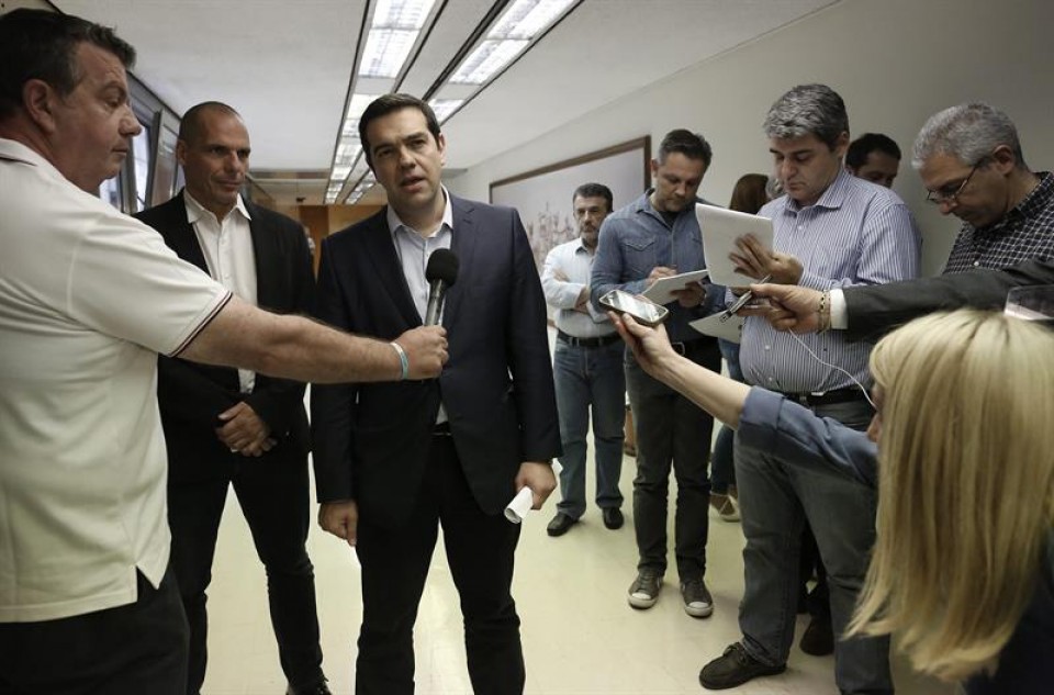 Alexis Tsipras Greziako lehen ministroa. Argazkia: EFE