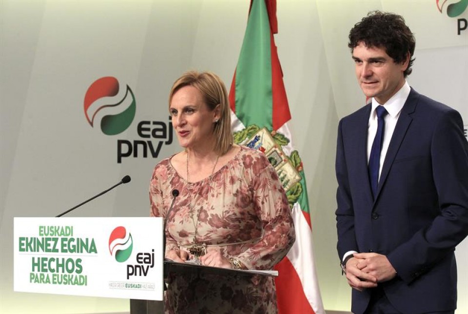 La presidenta del PNV de Bizkaia, Itxaso Atutxa.