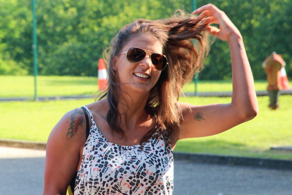 Janaina a su llegada a Miramon. Foto: EITB