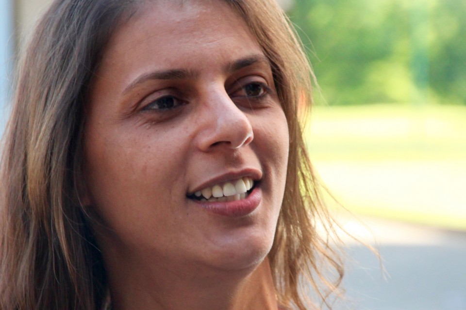 Janaina a su llegada a Miramon. Foto: EITB