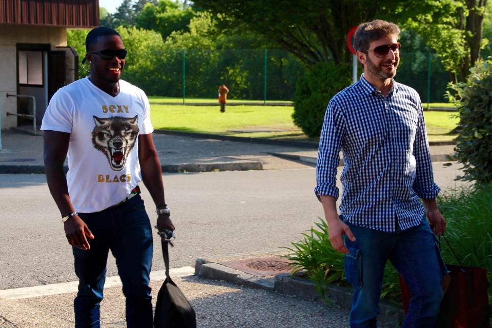 Amaurys y Manu a su llegada a Miramon. Foto:EITB