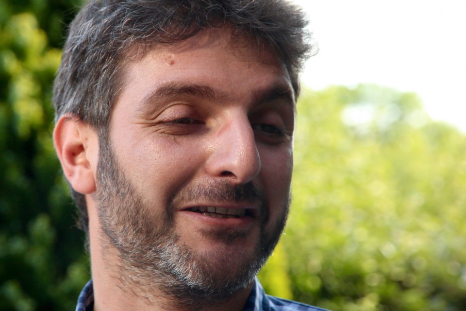 Toni a su llegada a Miramon. Foto: EITB